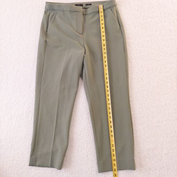 J. Crew Kate Straight Leg Stretch Green Chino Pants Women's Sz 14 NWT - Picture 9 of 13